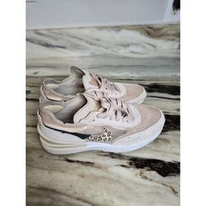 Nike Waffle One SE Shoes 6.5 Fossil Stone Leopard Print DJ9776-200